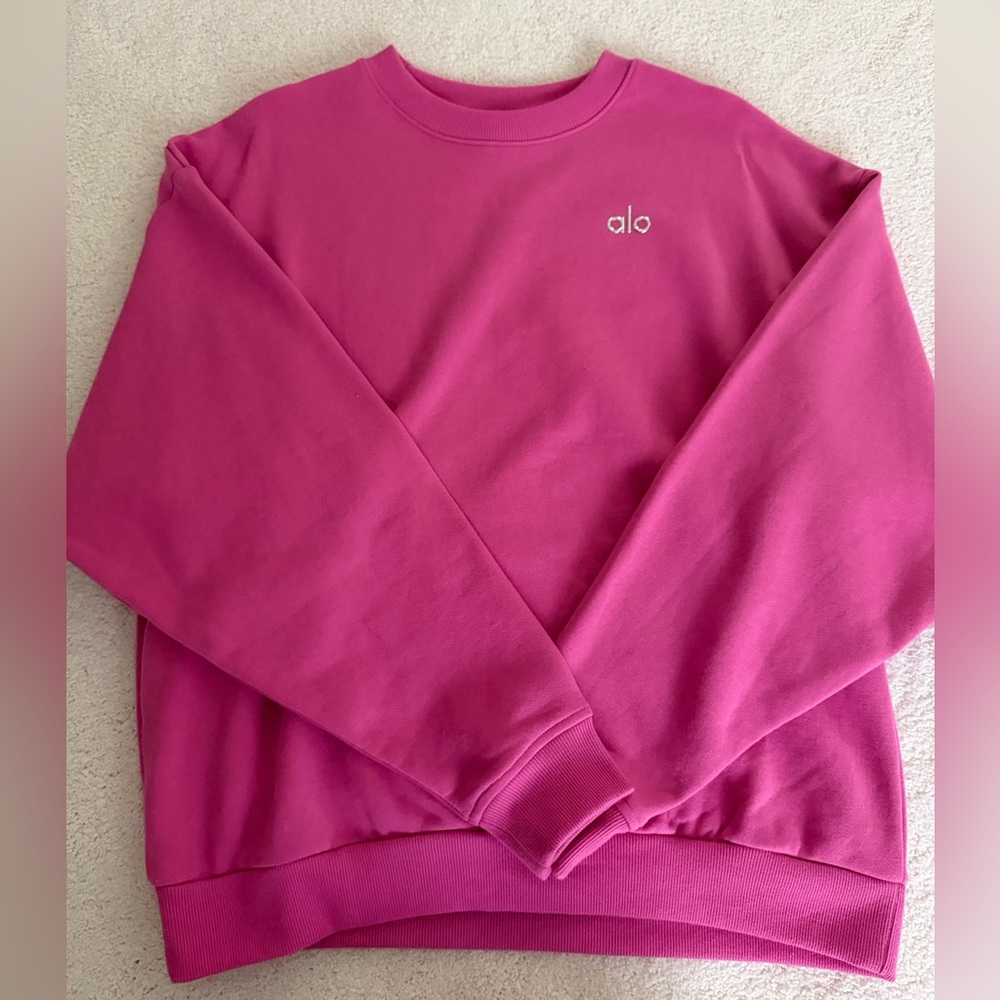 ALO Yoga Paradise Pink Crewneck